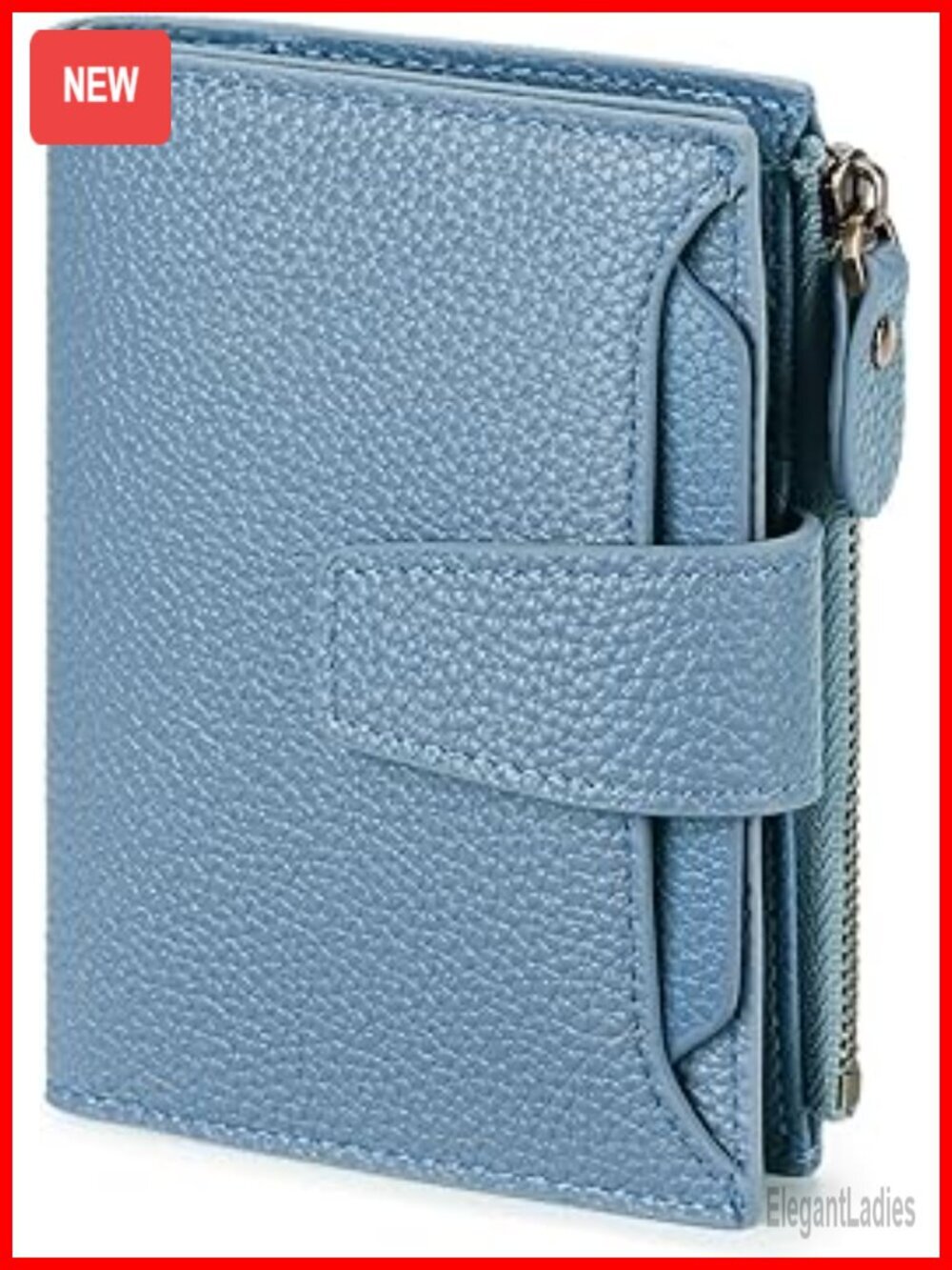 Faux Leather RFID Blocking Bifold Wallet with 14 Card Slots